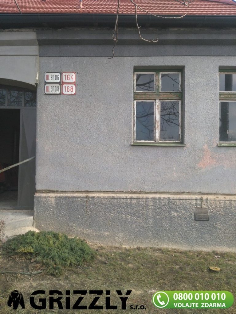 podrezanie muriva rodinný dom Bratislava, Roľnička